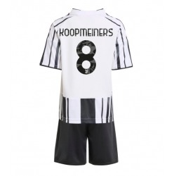Juventus Teun Koopmeiners #8 Hjemmedraktsett Barn 2025-26 Kortermet (+ Korte bukser)