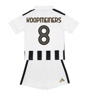 Juventus Teun Koopmeiners #8 Hjemmedraktsett Barn 2026-27 Kortermet (+ Korte bukser)