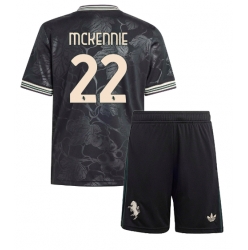 Juventus Weston McKennie #22 Tredjedraktsett Barn 2025-26 Kortermet (+ Korte bukser)