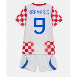 Kroatia Andrej Kramaric #9 Hjemmedraktsett Barn VM 2026 Kortermet (+ Korte bukser)