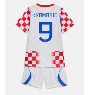 Kroatia Andrej Kramaric #9 Hjemmedraktsett Barn VM 2026 Kortermet (+ Korte bukser)