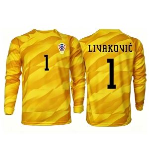 Kroatia Dominik Livakovic #1 Keeper Hjemmedrakt VM 2026 Langermet