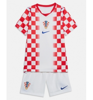Kroatia Hjemmedraktsett Barn VM 2026 Kortermet (+ Korte bukser)