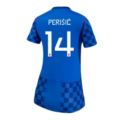 Kroatia Ivan Perisic #14 Bortedrakt Dame VM 2026 Kortermet