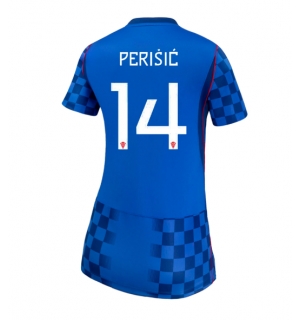 Kroatia Ivan Perisic #14 Bortedrakt Dame VM 2026 Kortermet