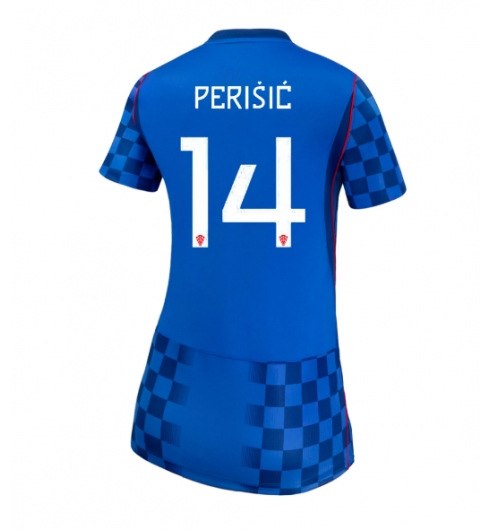 Kroatia Ivan Perisic #14 Bortedrakt Dame VM 2026 Kortermet Kroatia Ivan Perisic #14 Bortedrakt Dame VM 2026 Kortermet