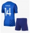 Kroatia Ivan Perisic #14 Bortedraktsett Barn VM 2026 Kortermet (+ Korte bukser)