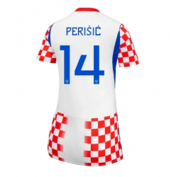Kroatia Ivan Perisic #14 Hjemmedrakt Dame VM 2026 Kortermet