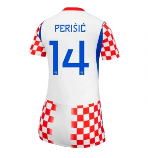 Kroatia Ivan Perisic #14 Hjemmedrakt Dame VM 2026 Kortermet