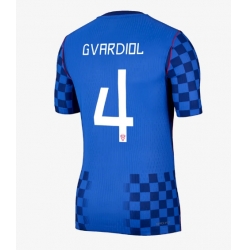 Kroatia Josko Gvardiol #4 Bortedrakt VM 2026 Kortermet