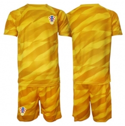 Kroatia Keeper Hjemmedraktsett Barn VM 2026 Kortermet (+ Korte bukser)