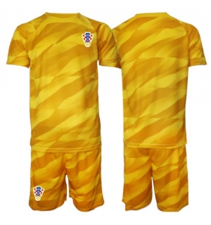 Kroatia Keeper Hjemmedraktsett Barn VM 2026 Kortermet (+ Korte bukser)