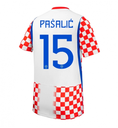 Kroatia Mario Pasalic #15 Hjemmedrakt VM 2026 Kortermet Kroatia Mario Pasalic #15 Hjemmedrakt VM 2026 Kortermet