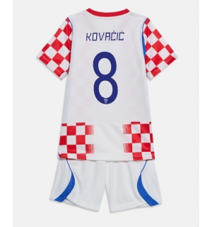 Kroatia Mateo Kovacic #8 Hjemmedraktsett Barn VM 2026 Kortermet (+ Korte bukser)
