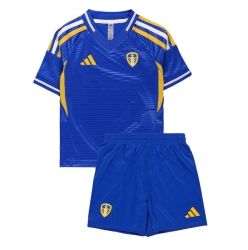 Leeds United Bortedraktsett Barn 2025-26 Kortermet (+ Korte bukser)