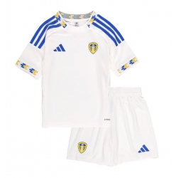 Leeds United Hjemmedraktsett Barn 2025-26 Kortermet (+ Korte bukser)