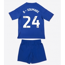 Leicester City Boubakary Soumare #24 Hjemmedraktsett Barn 2025-26 Kortermet (+ Korte bukser)