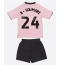 Leicester City Boubakary Soumare #24 Tredjedraktsett Barn 2025-26 Kortermet (+ Korte bukser)