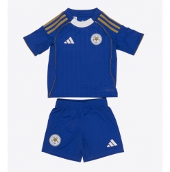 Leicester City Hjemmedraktsett Barn 2025-26 Kortermet (+ Korte bukser)