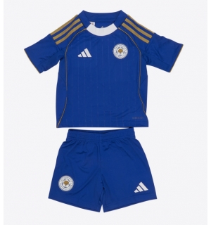 Leicester City Hjemmedraktsett Barn 2025-26 Kortermet (+ Korte bukser)