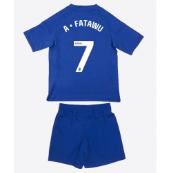 Leicester City Issahaku Fatawu #7 Hjemmedraktsett Barn 2025-26 Kortermet (+ Korte bukser)