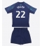 Leicester City Oliver Skipp #22 Bortedraktsett Barn 2025-26 Kortermet (+ Korte bukser)