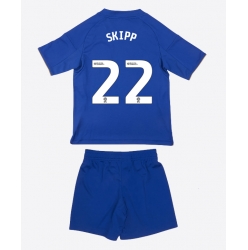Leicester City Oliver Skipp #22 Hjemmedraktsett Barn 2025-26 Kortermet (+ Korte bukser)