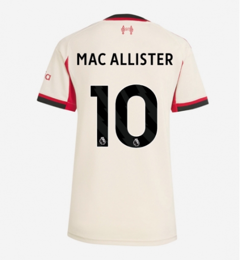 Liverpool Alexis Mac Allister #10 Bortedrakt Dame 2025-26 Kortermet Liverpool Alexis Mac Allister #10 Bortedrakt Dame 2025-26 Kortermet
