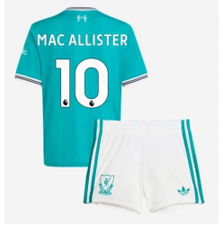 Liverpool Alexis Mac Allister #10 Tredjedraktsett Barn 2025-26 Kortermet (+ Korte bukser)