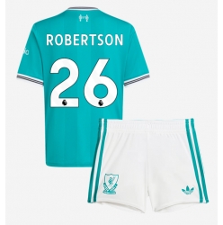 Liverpool Andrew Robertson #26 Tredjedraktsett Barn 2025-26 Kortermet (+ Korte bukser)