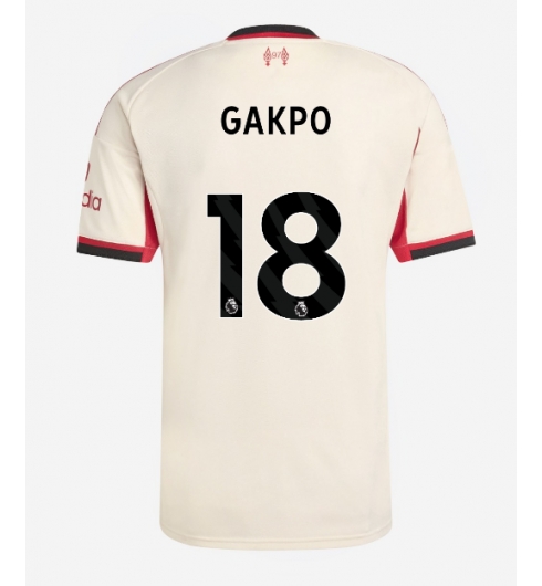 Liverpool Cody Gakpo #18 Bortedrakt 2025-26 Kortermet Liverpool Cody Gakpo #18 Bortedrakt 2025-26 Kortermet