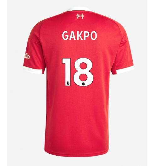 Liverpool Cody Gakpo #18 Hjemmedrakt 2025-26 Kortermet Liverpool Cody Gakpo #18 Hjemmedrakt 2025-26 Kortermet