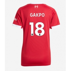 Liverpool Cody Gakpo #18 Hjemmedrakt Dame 2025-26 Kortermet