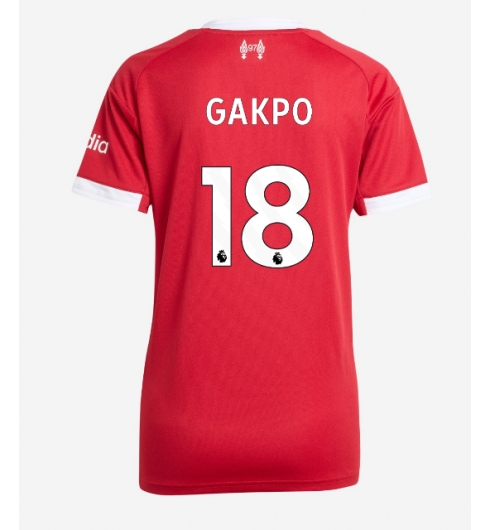 Liverpool Cody Gakpo #18 Hjemmedrakt Dame 2025-26 Kortermet Liverpool Cody Gakpo #18 Hjemmedrakt Dame 2025-26 Kortermet