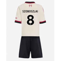 Liverpool Dominik Szoboszlai #8 Bortedraktsett Barn 2025-26 Kortermet (+ Korte bukser)