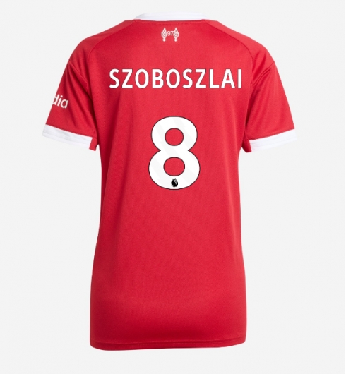 Liverpool Dominik Szoboszlai #8 Hjemmedrakt Dame 2025-26 Kortermet Liverpool Dominik Szoboszlai #8 Hjemmedrakt Dame 2025-26 Kortermet