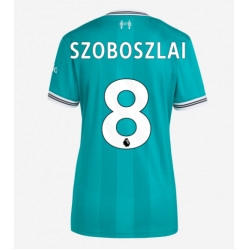 Liverpool Dominik Szoboszlai #8 Tredjedrakt Dame 2025-26 Kortermet