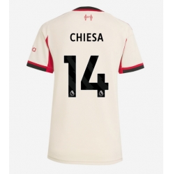 Liverpool Federico Chiesa #14 Bortedrakt Dame 2025-26 Kortermet