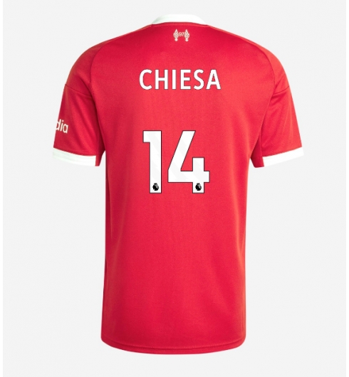Liverpool Federico Chiesa #14 Hjemmedrakt 2025-26 Kortermet Liverpool Federico Chiesa #14 Hjemmedrakt 2025-26 Kortermet
