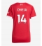 Liverpool Federico Chiesa #14 Hjemmedrakt Dame 2025-26 Kortermet Liverpool Federico Chiesa #14 Hjemmedrakt Dame 2025-26 Kortermet