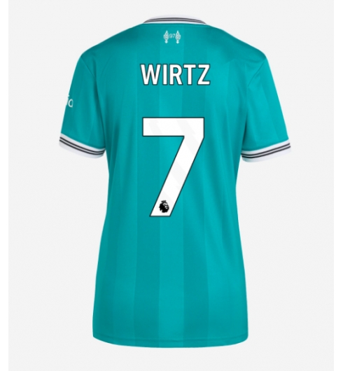 Liverpool Florian Wirtz #7 Tredjedrakt Dame 2025-26 Kortermet Liverpool Florian Wirtz #7 Tredjedrakt Dame 2025-26 Kortermet