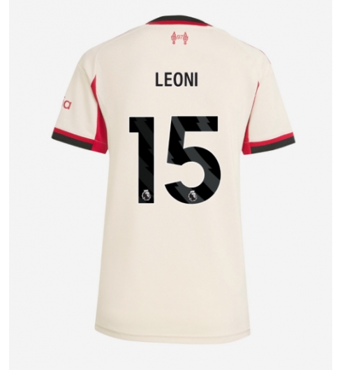 Liverpool Giovanni Leoni #15 Bortedrakt Dame 2025-26 Kortermet Liverpool Giovanni Leoni #15 Bortedrakt Dame 2025-26 Kortermet