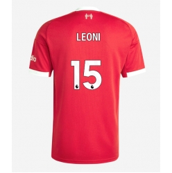 Liverpool Giovanni Leoni #15 Hjemmedrakt 2025-26 Kortermet