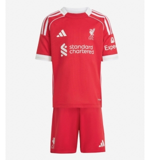 Liverpool Hjemmedraktsett Barn 2025-26 Kortermet (+ Korte bukser)
