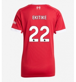 Liverpool Hugo Ekitike #22 Hjemmedrakt Dame 2025-26 Kortermet