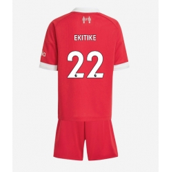 Liverpool Hugo Ekitike #22 Hjemmedraktsett Barn 2025-26 Kortermet (+ Korte bukser)