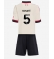 Liverpool Ibrahima Konate #5 Bortedraktsett Barn 2025-26 Kortermet (+ Korte bukser)