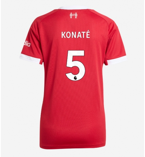 Liverpool Ibrahima Konate #5 Hjemmedrakt Dame 2025-26 Kortermet Liverpool Ibrahima Konate #5 Hjemmedrakt Dame 2025-26 Kortermet