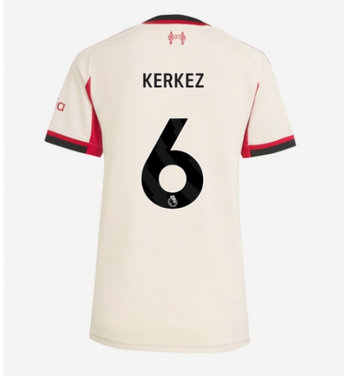 Liverpool Milos Kerkez #6 Bortedrakt Dame 2025-26 Kortermet Liverpool Milos Kerkez #6 Bortedrakt Dame 2025-26 Kortermet