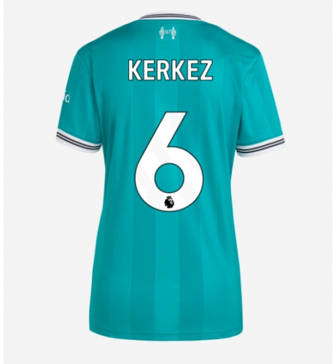Liverpool Milos Kerkez #6 Tredjedrakt Dame 2025-26 Kortermet Liverpool Milos Kerkez #6 Tredjedrakt Dame 2025-26 Kortermet
